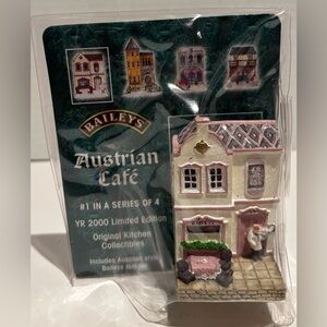 Vintage 2000 Baileys Austrian Cafe #1 Limited Edition Collectible Figure New